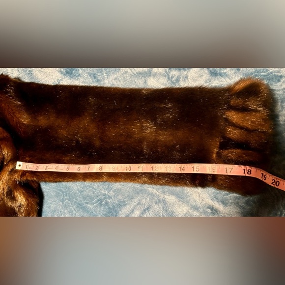 *Vintage* Donnybrook Brand FauxFur Long Hooded Coat Color Dark Brown Size Medium - Picture 11 of 14